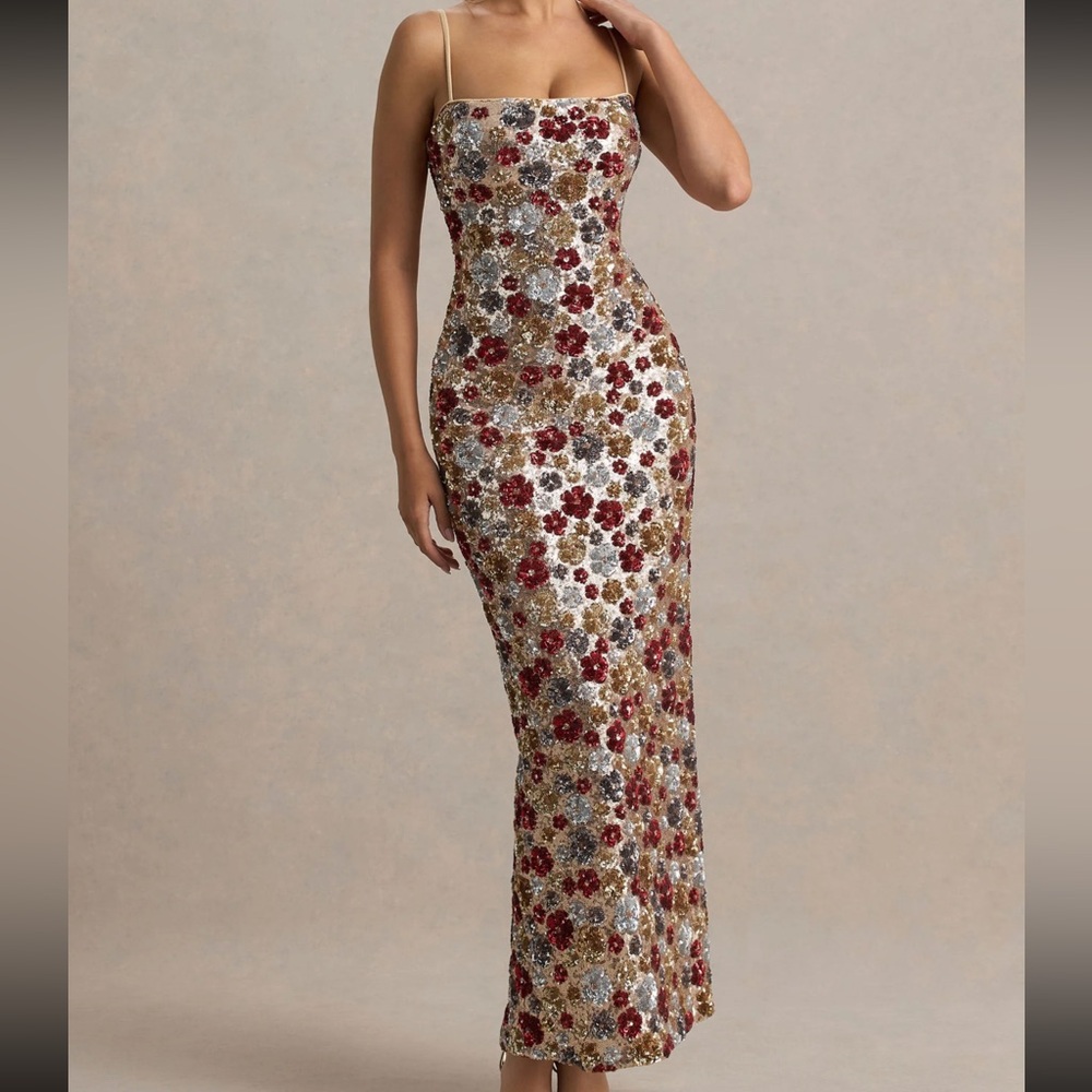 Floral Elegance Maxi Dress